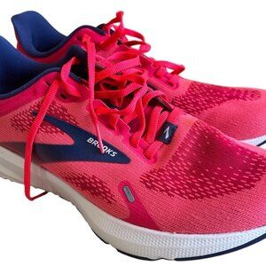 Brooks Women’s Launch 9 Pink/Fuchsia/Cobalt Running Shoes Size 7.5 B 12037318604
